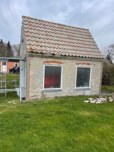 Murerarbejde med facade i Sønderjylland